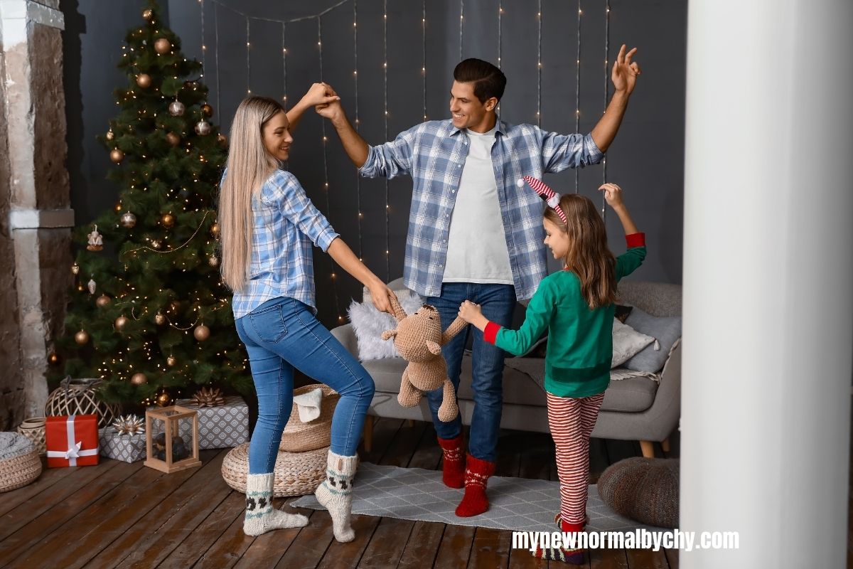 A-happy-family-dancing-on-Christmas-eve