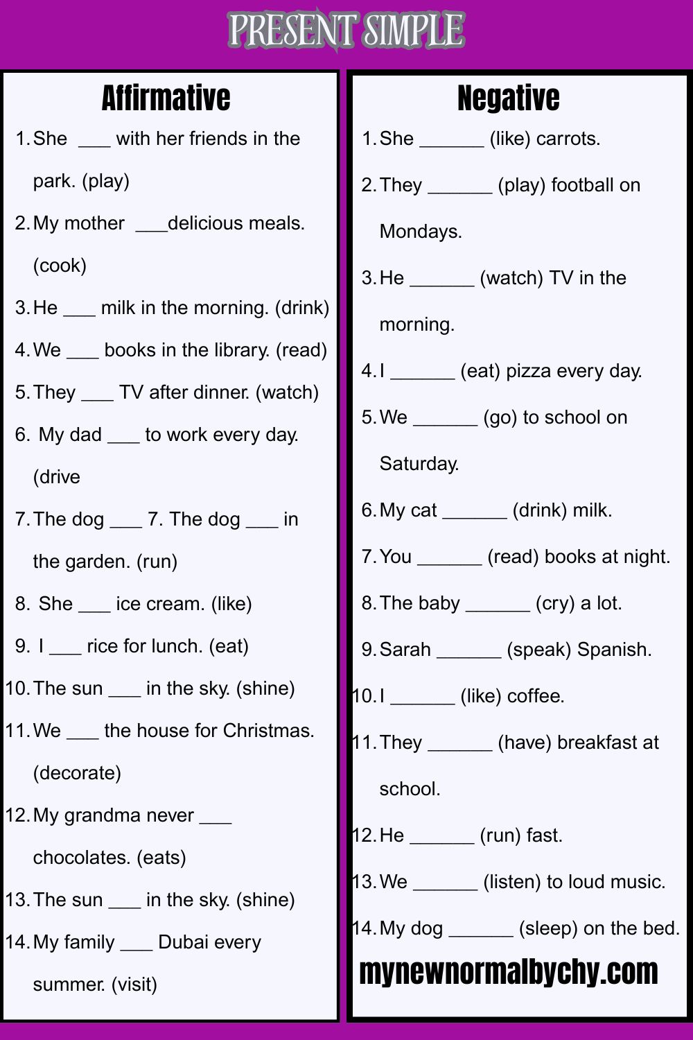 present-simple-affirmative-and-negative