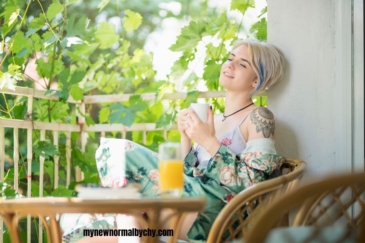 a-woman-sitting-in-the-garden-having-me-time