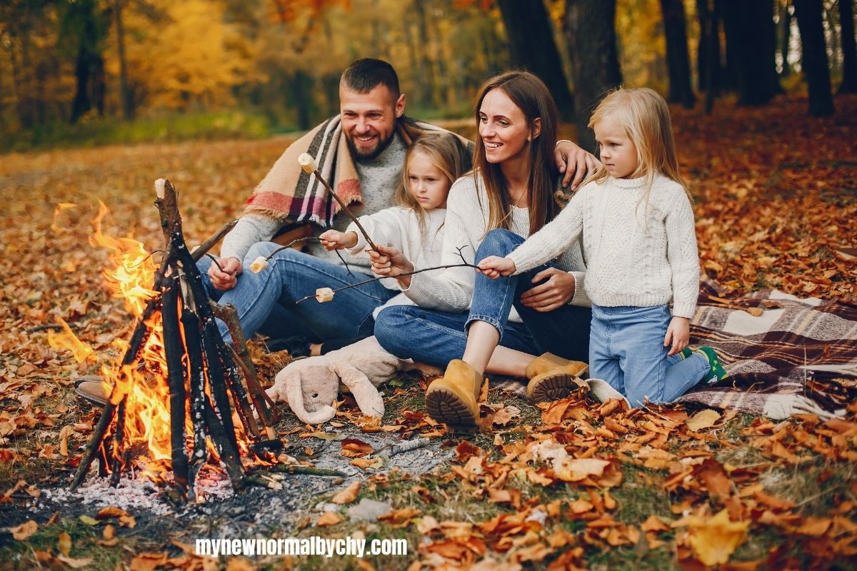 family-having-a-burnfire-10-tips-to-manage-parenting-stress-during-the-busy-christmas-holiday