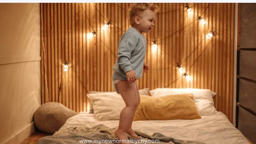 toddler-jumping-on-the-bed-how-to-reset-a-toddlers-sleep-schedule