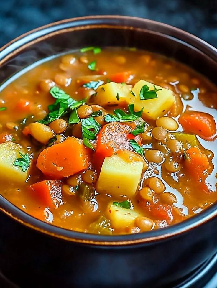lentils-and-veggies-stew-15-Nourishing-Postpartum-Meal-for-Breastfeeding-Moms