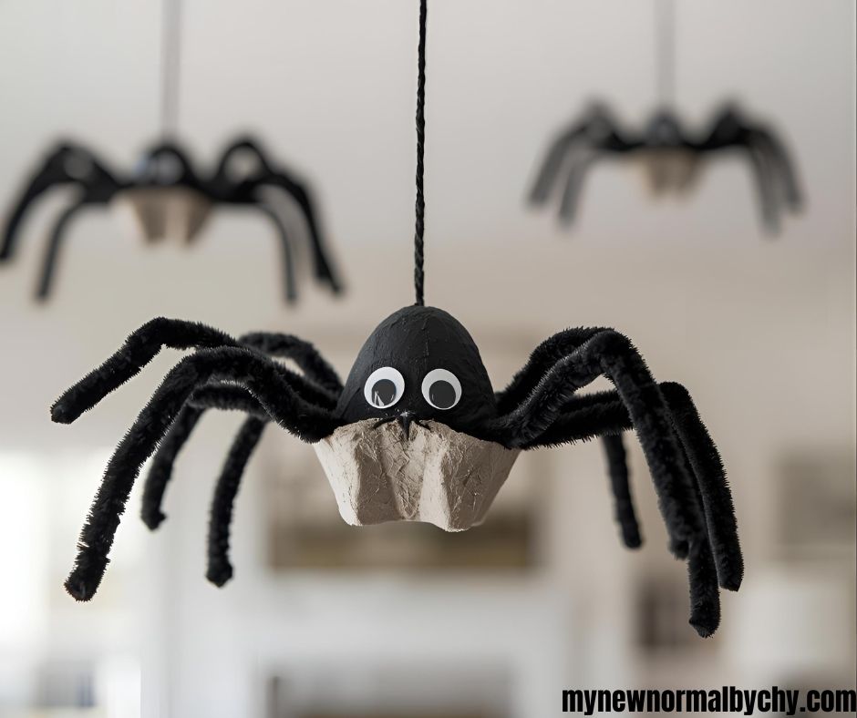 egg-carton-spiders-diy-halloween-decorations-you-can-make-with-kids
