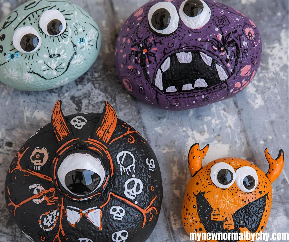 painted-rocks-monsters