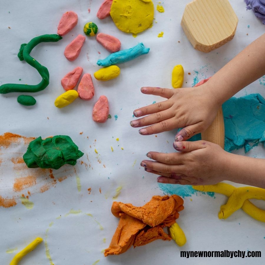 Preschoolers-moulding-playdough-to-form-letters-and-words-creative-phonics-activities-to-help-kids-love-reading