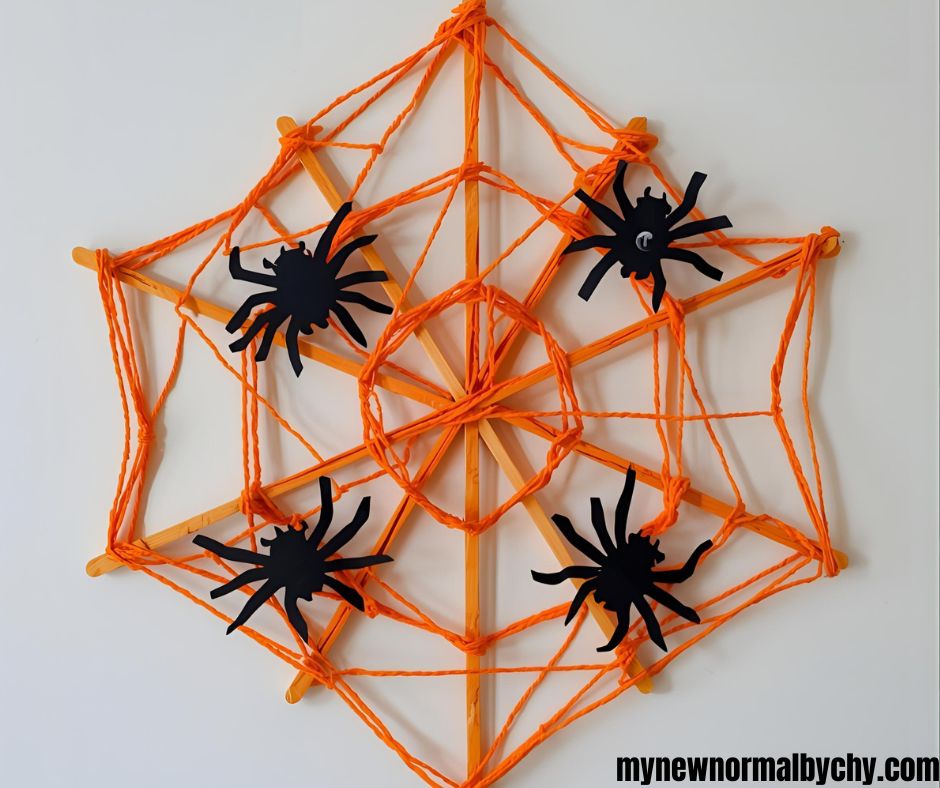popsicle-sticks-spider-web-diy-halloween-decorations-you-can-make-with-kids