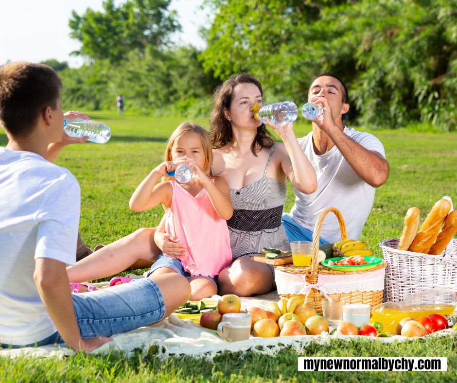 A-family-of-four-having-picnic-in-the-field-20-Unique-&-Thoughtful-Father’s-Day-Gift-Ideas-for-Husbands