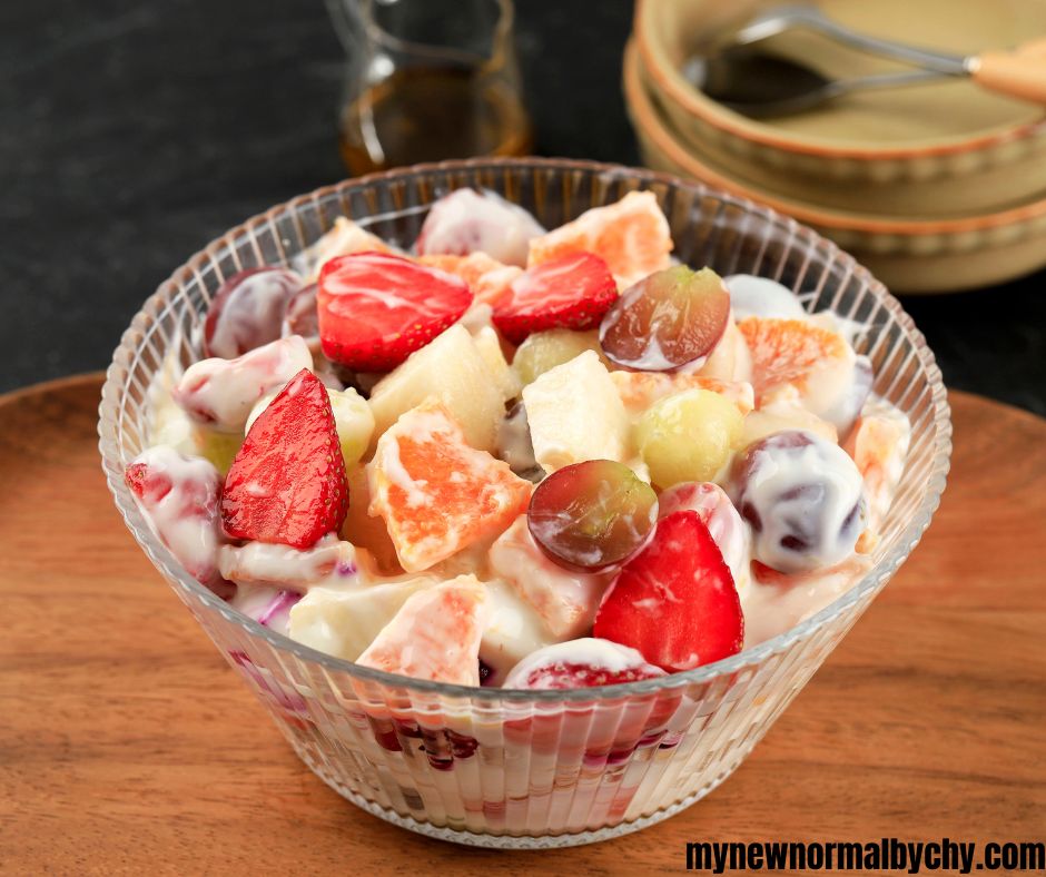 a-bowl-of-creamy-fruit-salad-Kid-Friendly-Salad-Recipes-Picky-Eaters-Will-Love