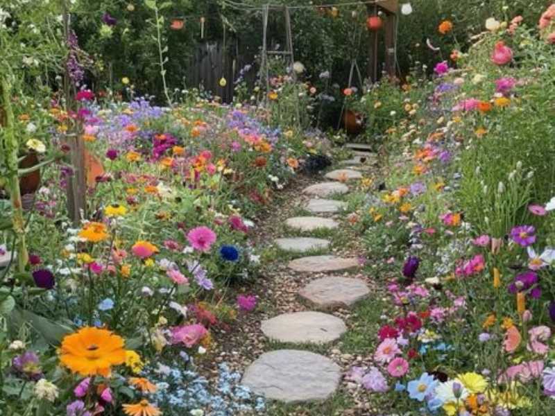 Butterfly-and-bud-garden