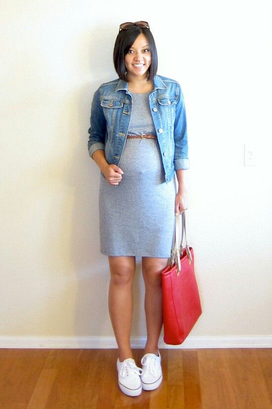Denim-Jacket-with-Nursing-Dress