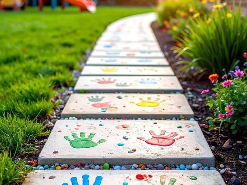 Stepping-stone-path