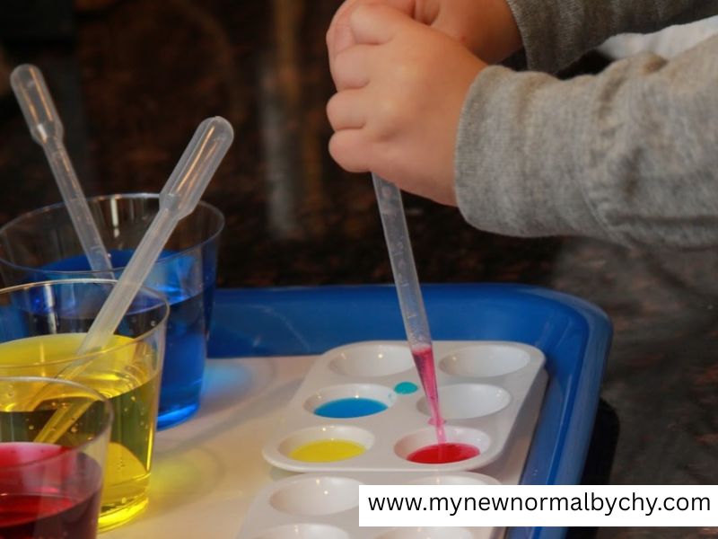 Colored-Water-Mixing