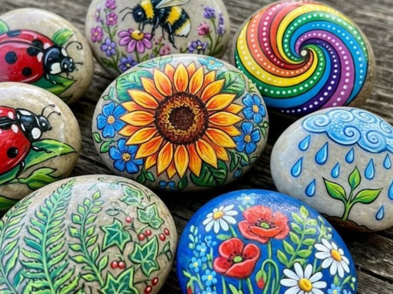 Creative-Rock-Painting-Ideas-to-Keep-Kids-Busy