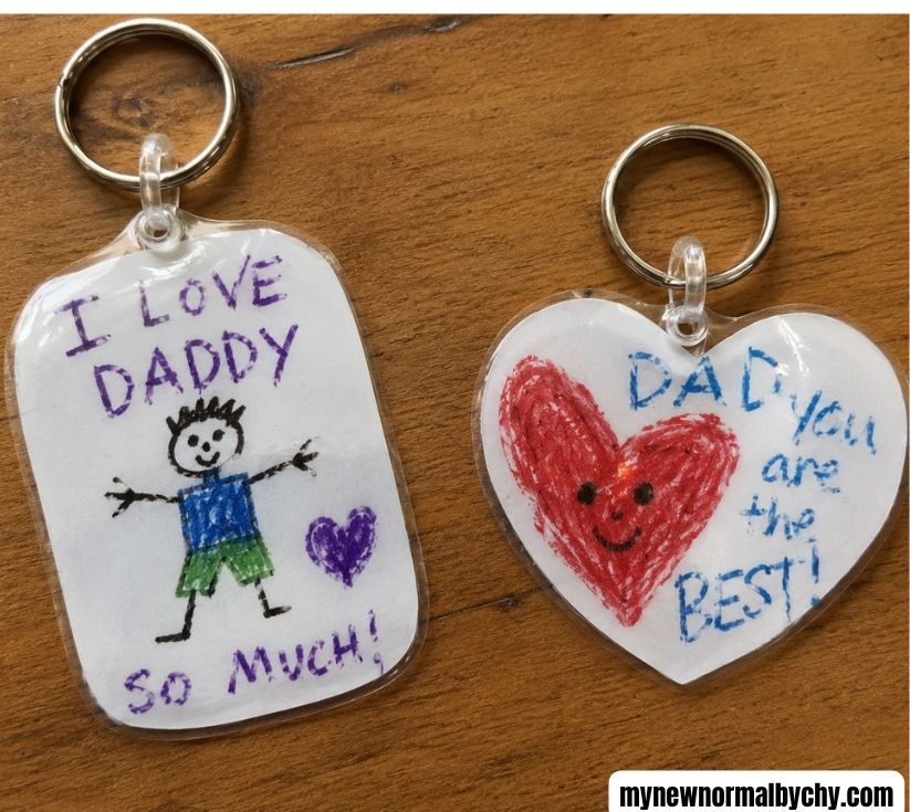 DIY-Keychain-With-Kids’-Artwork