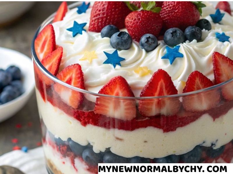 Red-White-and-Blue-Trifle