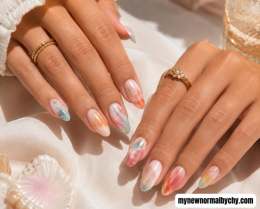 Summer-watercolour-nail-art