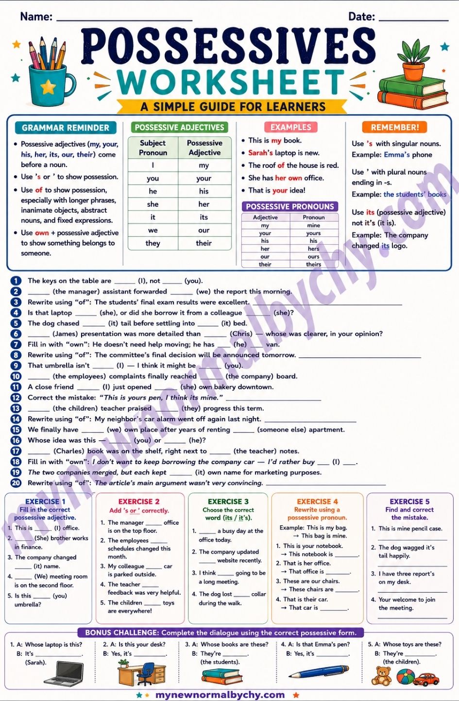 eel-worksheet