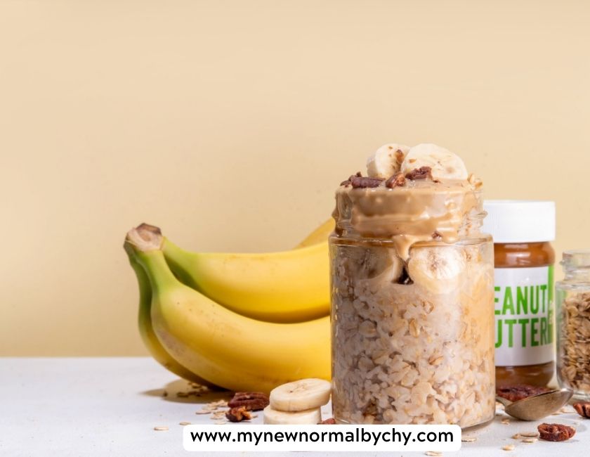 Banana-peanut-butter-overnight-oats