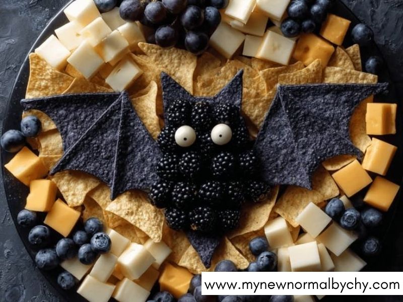 Bat-Themed-Halloween-Snack-Board