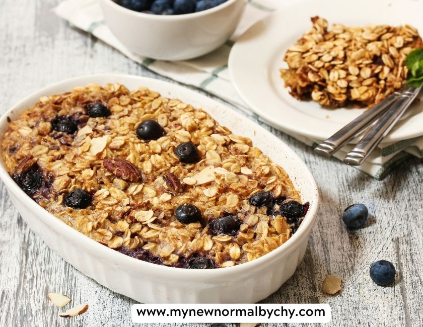 Blueberry-baked-oatmeal-easy-healthy-sweet-breakfast-ideas