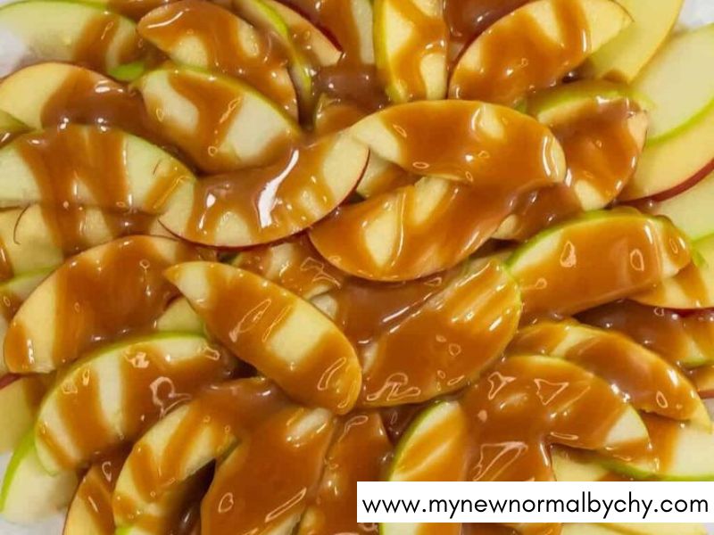 Caramel-Apple-Slices-Halloween-Office-Party-Food-Ideas