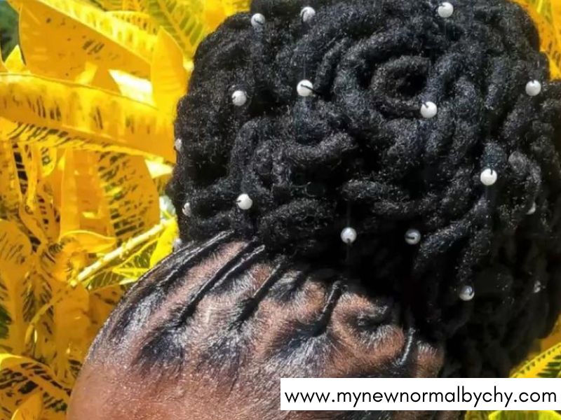 Classic-Bridal-Loc-Updo-with-Pearl-Accessories-Gorgeous-Wedding-Loc-Styles-for-Brides-with-Long-Dreadlocks