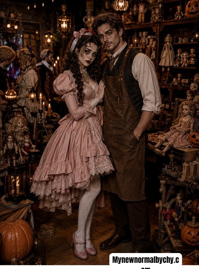 Doll-and-toy-maker-i inspired-costume-for-halloween-45-Best-Halloween-Costumes-for-Couples
