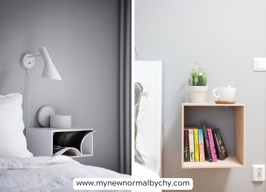 Floating-nightstands-30-bedroom-ideas-for-small-rooms