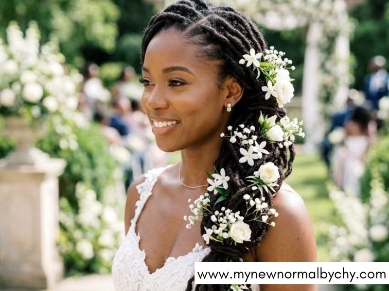 Floral-Bridal-Loc-Style