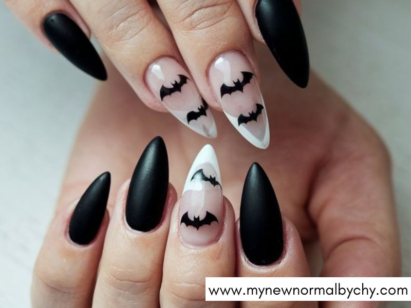 Friendly-Bat-Nail-Designs