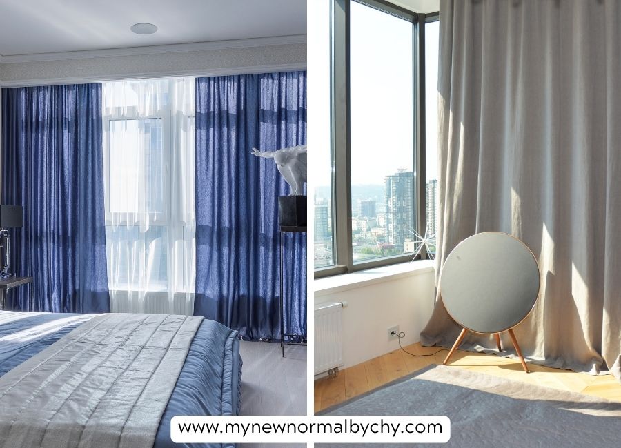 Full-length-curtains-for-small-bedroom-ideas