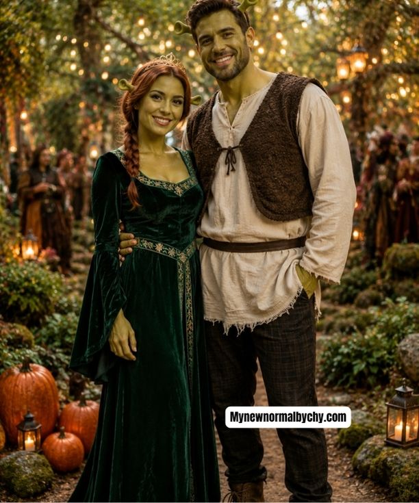 Green-fairy-tale-creature-inspired-halloween-couple-costume