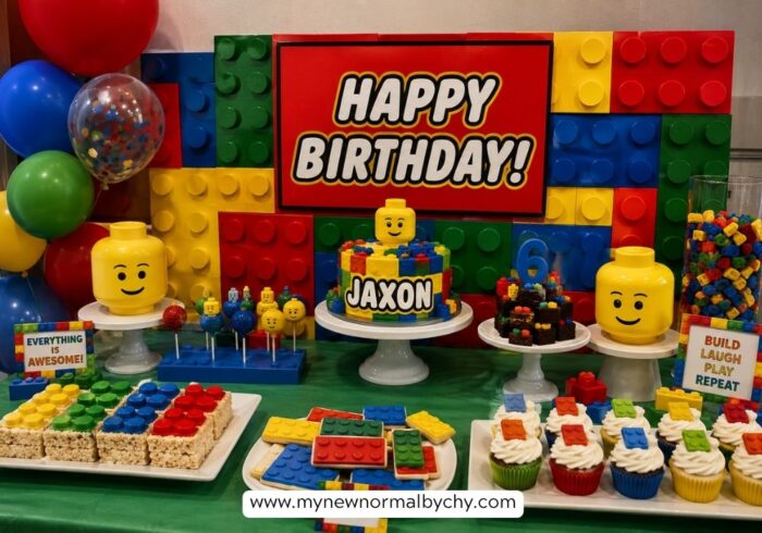 LEGO-party-dessert-table