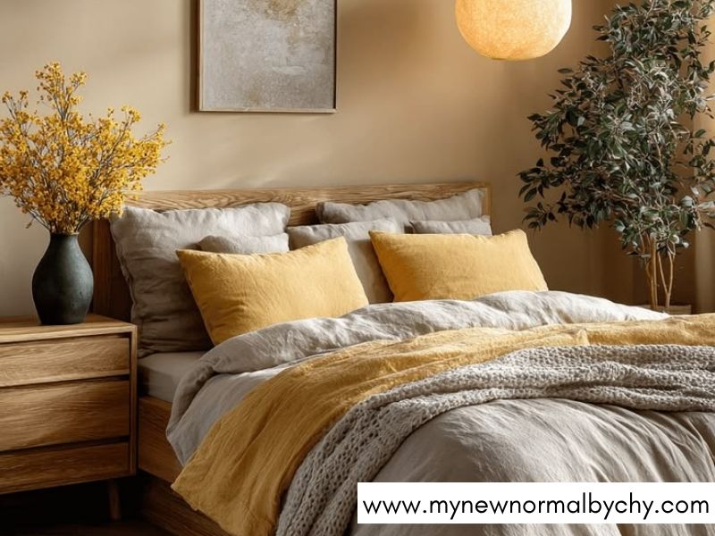 Linen-Bedding-Color-Combinations-for-a-Cozy-Beautiful-Bedroom