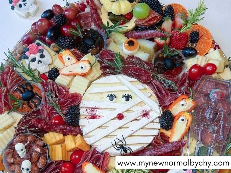 Mummy-Themed-Charcuterie-Board