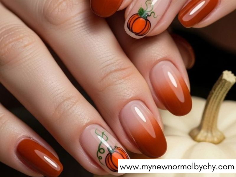 Pumpkin-Patch-Nail-Art