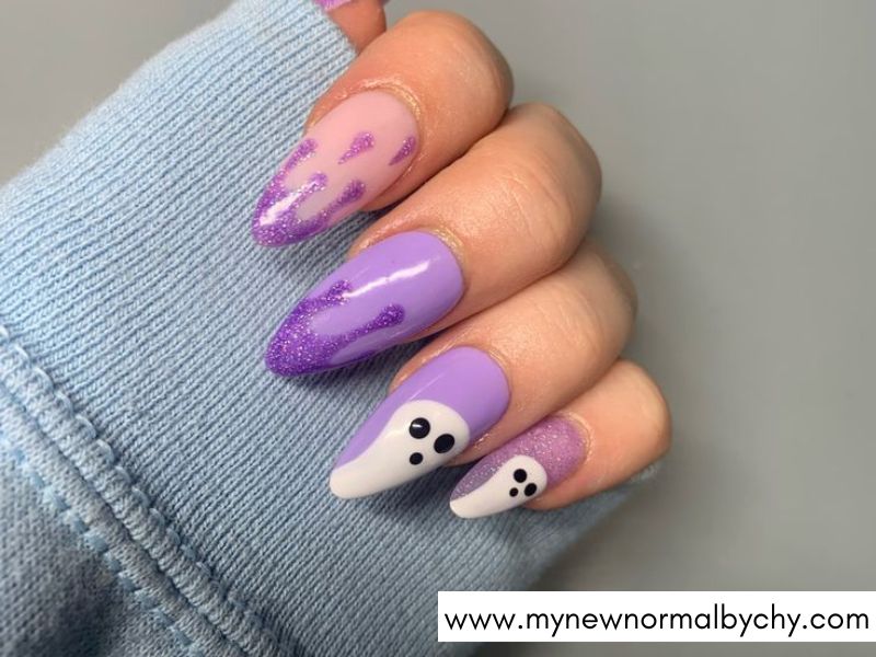 Purple-Ombre-Ghost-Nails