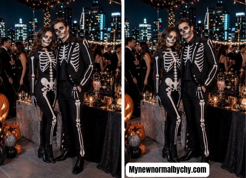 Skeleton-couple-costume-45-Best-Halloween-Costumes-for-Couples