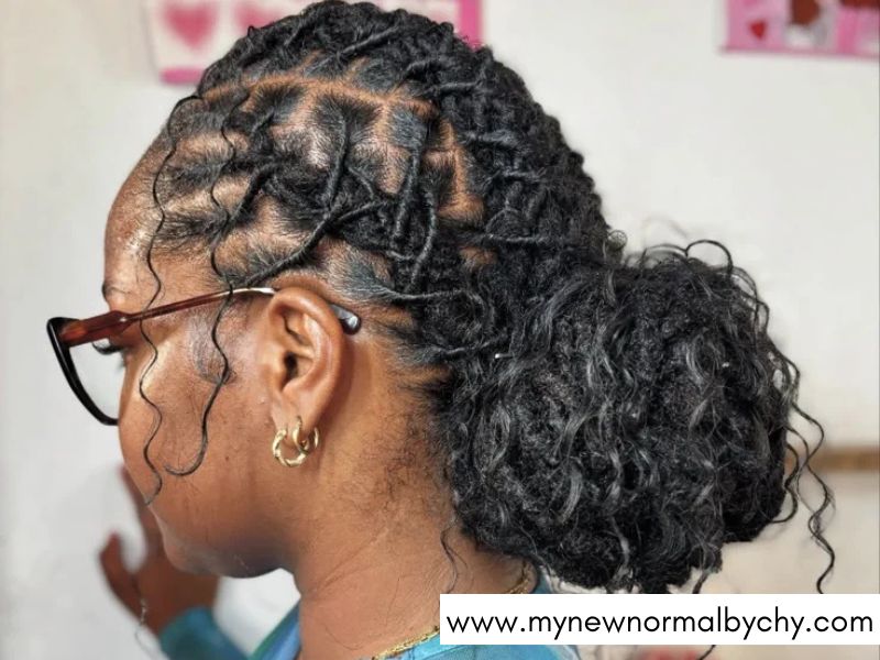 The-Low-Bun-Quick-and-Easy-Loc-Styles-For-School-and-Everyday-Wear