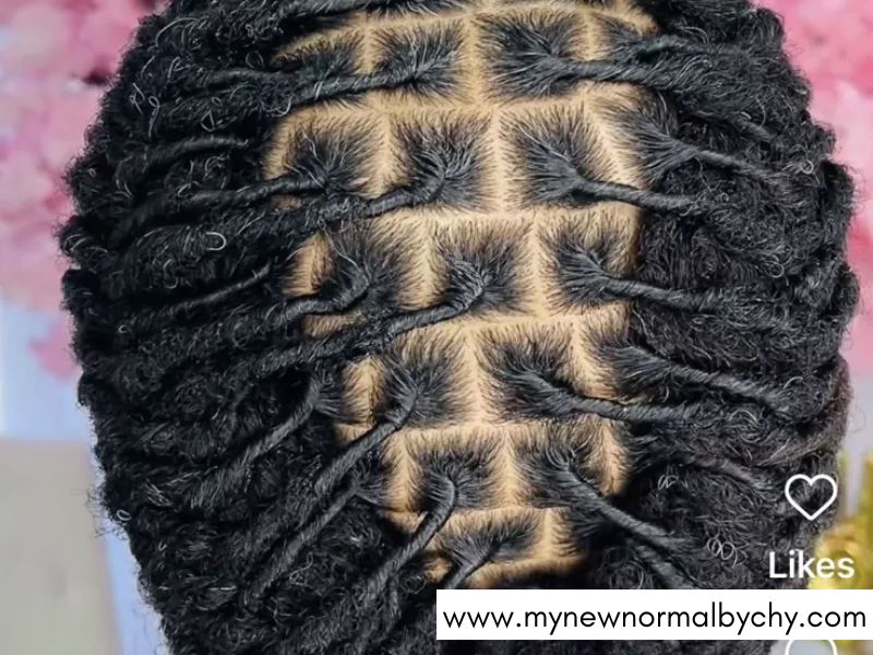 The-Sleek-Halo-Braid-Simple-Loc-Styles-for-Work-and-Professional-Settings