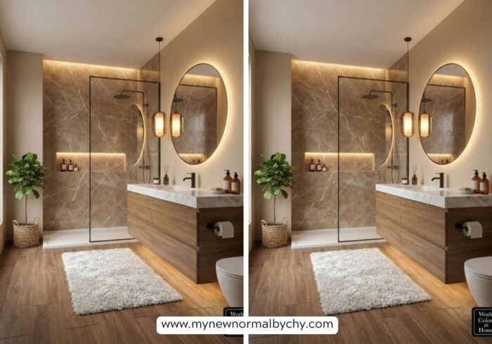 Wood-and-marble-small-bathroom-inspiration