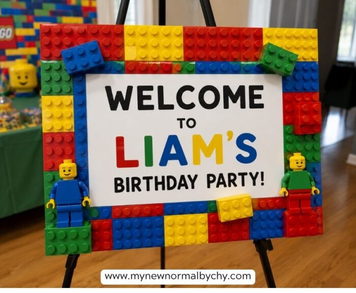 DIY-LEGO-welcome-sign