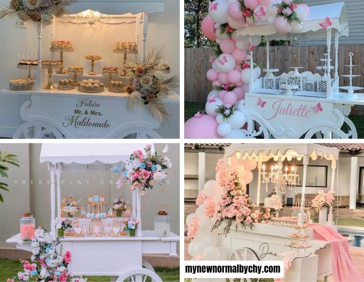 candy-cart-miniature-Simple-DIY-Candy-Centerpieces-for-Weddings