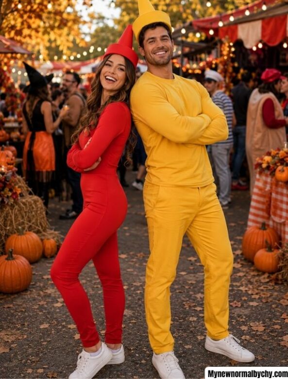 ketchup-and-mustard-inpired-costume-45-Best-Halloween-Costumes-for-Couples
