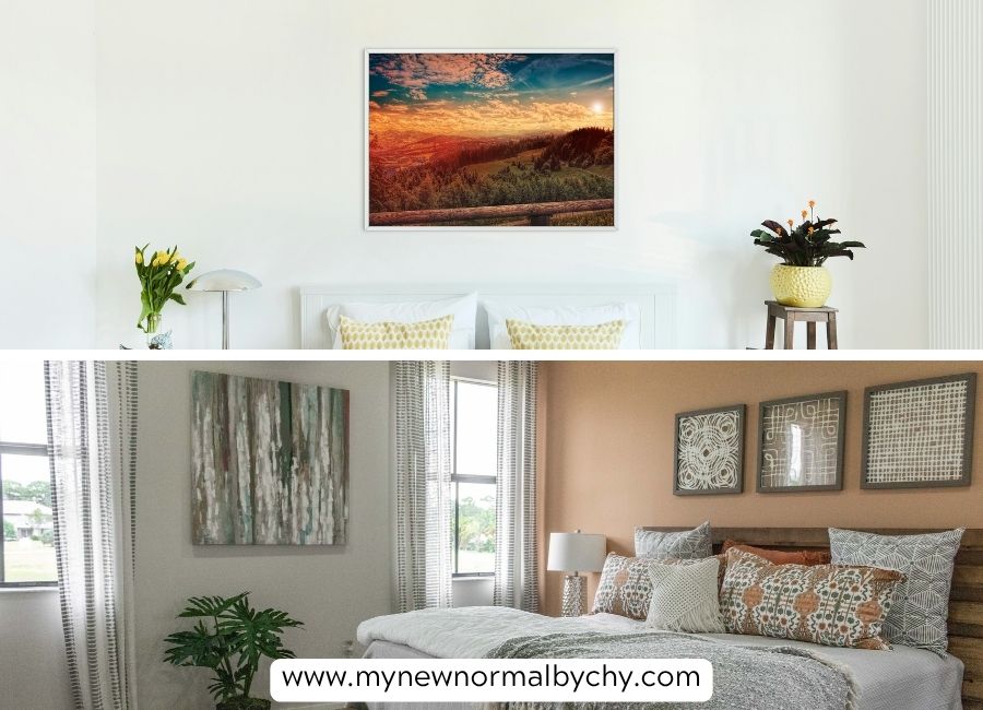 Wall-arts-for-a-small-bedroom