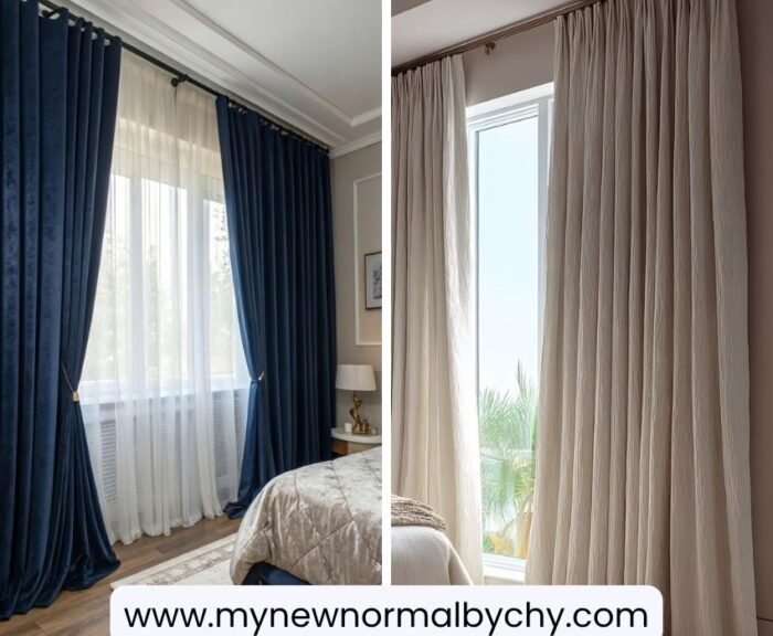 Use-a-ceiling-to-floor-curtain