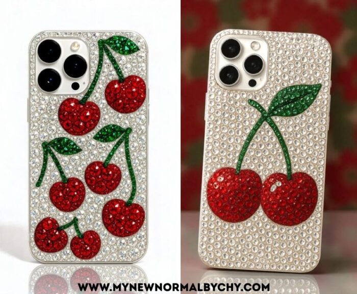 Cherry-phone-case-design-25-Bedazzled-Phone-Case-Ideas