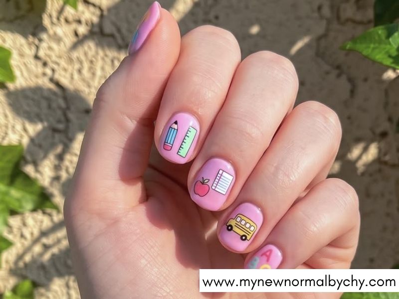 Cute-Back-to-School-Nails-for-Teachers-and-Students