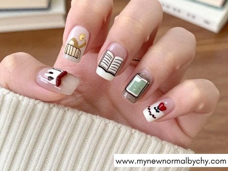 Cute-Back-to-School-Nails-for-Teachers-and-Students