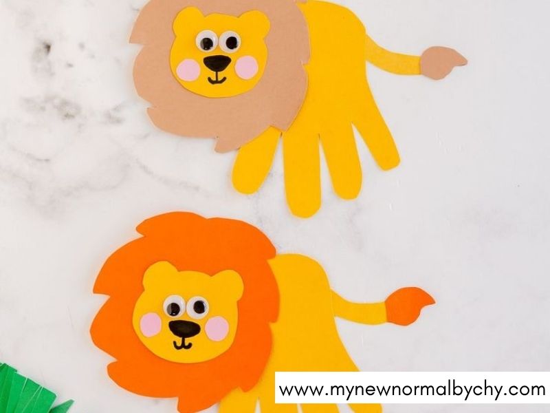 Handprint-Lion-Baby-and-Infant-Handprint-Crafts